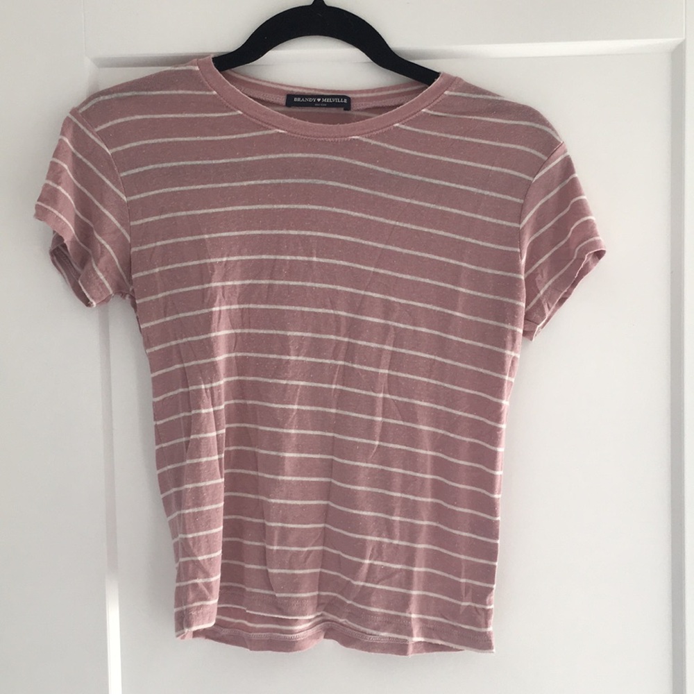 Brandy Melville pink t shirt
